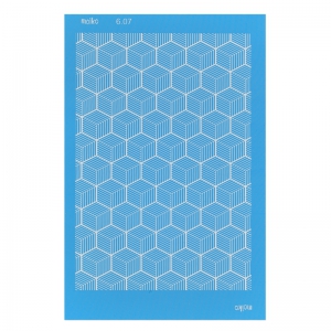 Silk Screen Moiko 74x105 mm - Motivo cubi 6.07