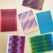 Silk Screen Moiko 74x105 mm - Motivo cubi 6.07