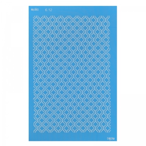 Silk Screen Moiko 74x105 mm - Motivo orientale 6.12