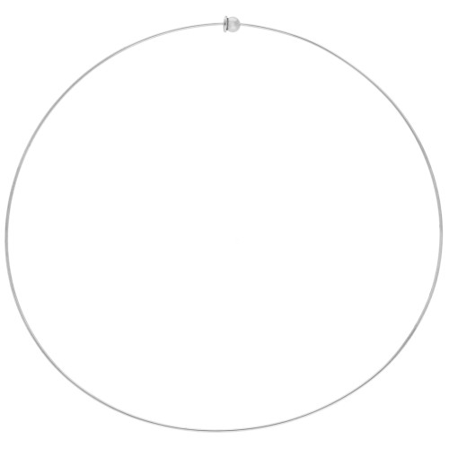 Girocollo rigido da 1,1 mm con chiusura a sfera - Acciaio inossidabile 304 x 15 cm