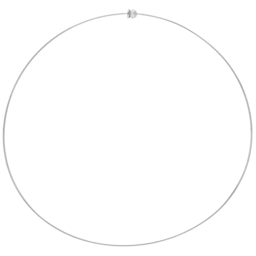 Girocollo rigido da 1,1 mm con chiusura a sfera - Acciaio inossidabile 304 x 15 cm