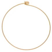 Bracciale con chiusura a sfera avvitata da 66 mm - acciaio inossidabile 304 Gold x1
