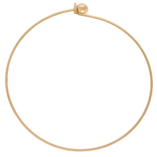 Bracciale con chiusura a sfera avvitata da 66 mm - acciaio inossidabile 304 Gold x1