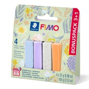 Set di 4 colori di pasta Fimo Soft ed Effect - Floral x1
