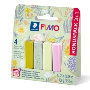 Set di 4 colori di pasta Fimo Soft ed Effect - Primavera x1