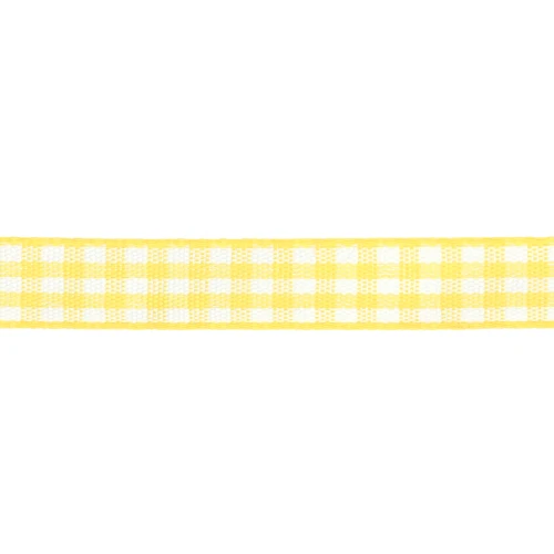 Nastro in poliestere da 10 mm - Giallo - Bianco x1m