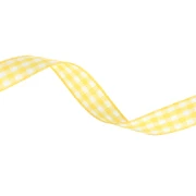 Nastro in poliestere da 10 mm - Giallo - Bianco x1m
