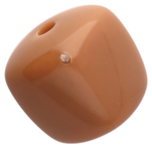 Perle cubiche irregolari 16x17 mm - seconda scelta - Acrilico opaco - Senois x10