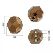 RounTrio Facettes mm.6 Dark Bronze x15