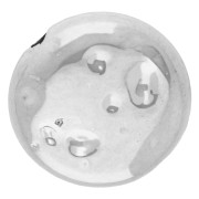 Perle rotonde piatte - paletto martellato 12 mm - acrilico metallizzato CCB - Argento x10