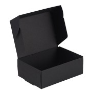 Confezione regalo da assemblare 8,3x6x3 cm - Nero x1