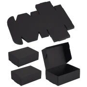 Confezione regalo da assemblare 8,3x6x3 cm - Nero x1