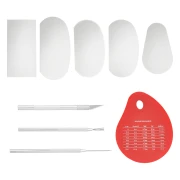 Set di 9 accessori per modellare l'argilla e la pasta polimerica