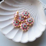 Perla rotonda in vetro appiattito 20 mm - Cuore - Rosa - Giallo - Rosso x1