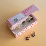 I miei gioielli fai da te - Kit orecchini a forma di fiore con tecnica di intreccio Miyuki