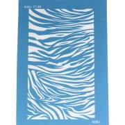 Serigrafia Moiko per argilla polimerica 74x105 mm - motivo Zebra 17,38