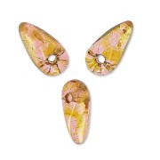 Mini pugnali di vetro 6x2,5 mm - Topazio oro rosa lucido x5g|raw }}