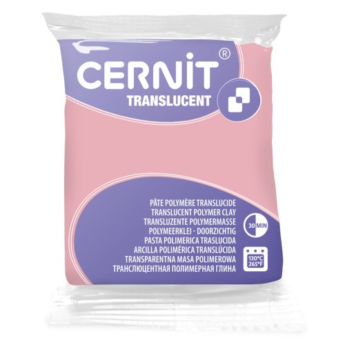 Pasta Cernit traslucida - Quarzo rosa (n. 477) x 56 g