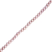 Perle irregolari d'acqua dolce oliva 6,5x5,5 mm - Rosa perlato - Grado AAA x6