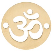 Distanziatore segno Ohm 2 fori 12 mm - Acciaio inox 304 Gold x1|raw }}