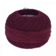 Filo cotone Lizbeth taglia 40 Burgundy n°672 x274m|raw }}