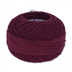 Filo cotone Lizbeth taglia 40 Burgundy n°672 x274m