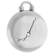 Ciondolo rotondo reversibile 17 mm segno zodiacale Ariete - Acciaio inossidabile 304 x1