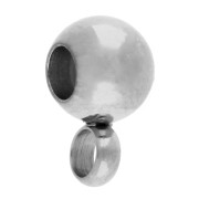 Perla fermacorda per ciondoli da 5 mm con foro da 1,6 mm - Acciaio inossidabile 304 x5