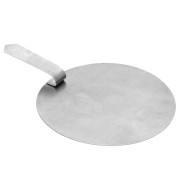 Teglia rotonda da 10,5 cm con manico per la polvere di sovrasmalto x1