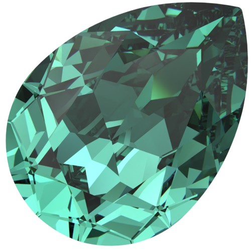 Cabochon Swarovski 4320 8x6 mm - Verde Caraibi ricreato x1