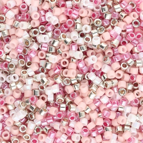 Miscela Miyuki Delica 11/0 - Rosa chiaro x8g