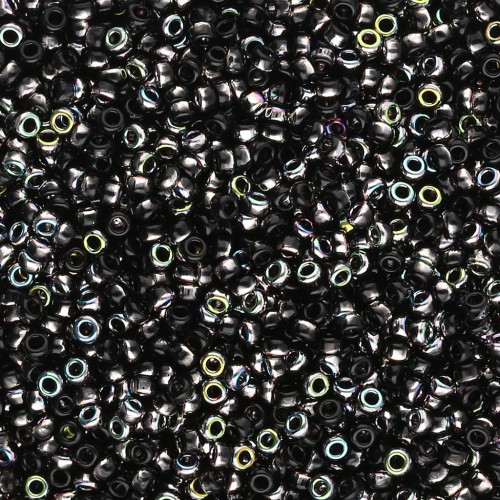 Rocaille Miyuki 15/0 55038 - Vitrail nero x8g
