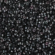 Rocaille Miyuki 15/0 55039 - Nero Albicocca Medio x8g