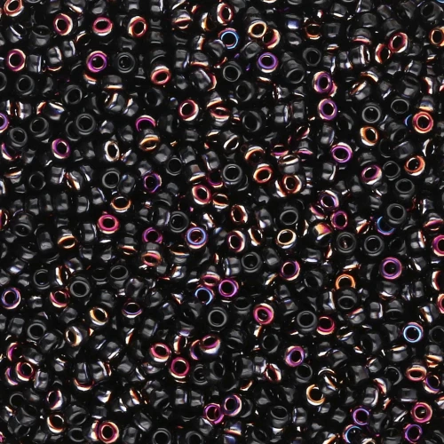 Rocaille Miyuki 15/0 55040 - Nero Sliperit x8g