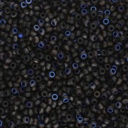 Rocaille Miyuki 15/0 55042 - Nero Azuro Mat x8g