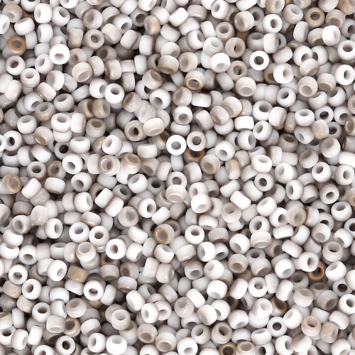 Rocaille Miyuki 15/0 55064 - Valentinite bianca opaca Mat x8g