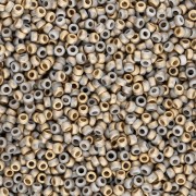 Rocaille Miyuki 15/0 55065 - Bianco opaco Ambra Mat x8g