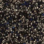Rocaille Miyuki 15/0 55072 - Nero Blu California x8g