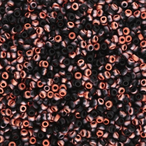Rocaille Miyuki 15/0 4562 - Nero Sunset Mat x8g