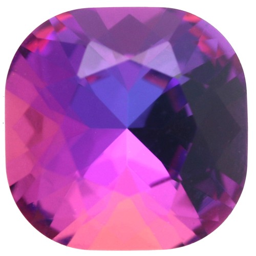 Cabochon quadrato Aurora A4470 10 mm - Crystal Violet Blue x1