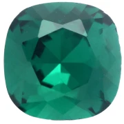 Cabochon quadrato Aurora A4470 10 mm - Smeraldo x1