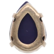 Cristallo incastonato Aurora A4320 Drop 14x10 mm - Dorato - Crystal Violet Blue x1