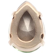 Cristallo incastonato Aurora A4320 Drop 14x10 mm - Dorato - Crisolito x1