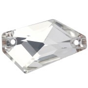Géométrique - Cabochon - distanziatore Aurora A3267 22x13 mm - Crystal x1 Cabochon - distanziatore Aurora A3267 22x13 mm - Crystal x1