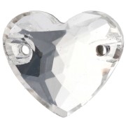 Cuore - Cabochon - distanziatore Aurora A3259 14x12 mm - Crystal x1 Cabochon - distanziatore Aurora A3259 14x12 mm - Crystal x1