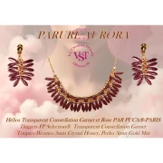 Perle di vetro Helios® di Puca® 6x10mm - Costellazione Tr Rosa Fucsia x10g