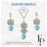 Perle di vetro a chiocciola 13 mm - Corallo scuro pastello x6