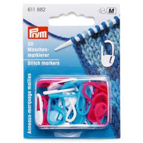 Set di 30 anelli marcatori a rete in plastica 22x10 mm con chiusura