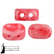 Perle di vetro Lipsi® di Puca® 4x6 mm - Mishmash Dark Peach x10g