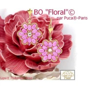 Perle di vetro Lipsi® di Puca® 4x6 mm - Pink Mishmash x10g